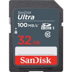 SanDisk 32GB Ultra SDHC UHS-I (100 MB/s)