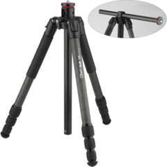 Oben CFT-6194L Skysill 4-Section Carbon Fiber Tripod with 90 Lateral Center Column