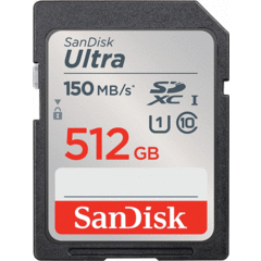 SanDisk 512GB Ultra UHS-I SDXC (150 MB/s)