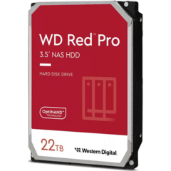 WD 22TB Red Pro 7200 rpm SATA III 3.5