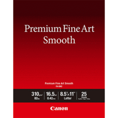 Canon Premium Fine Art Smooth Photo Paper (8.5 x 11