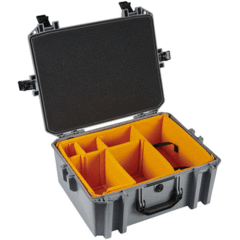 Pelican Vault 550 Case with Padded Dividers (Gray, 37L)