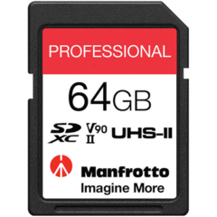 Manfrotto 64GB Professional UHS-II V-90 SDXC