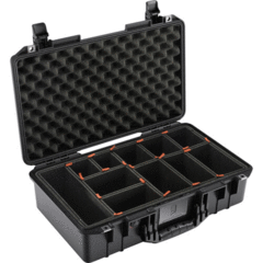 Pelican 1525TP Air Case with TrekPak Insert (Black)
